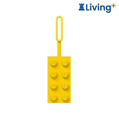 LEGO 樂高® Minifigures 2x4積木造型吊牌 黃色 (53657) image