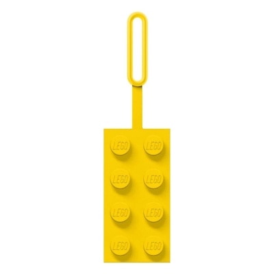 LEGO 樂高® Minifigures 2x4積木造型吊牌 黃色 (53657)