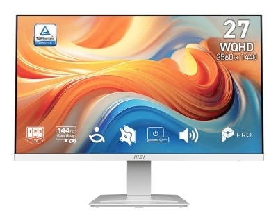 MSI 微星 MSI Pro MP273QW E14 電腦螢幕 (27"; 2560 X 1440; IPS)(MO-MP27QW4)