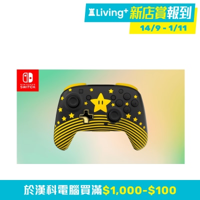 Turtle Beach Rematch Wireless Nintendo Switch Super Mario Star 遊戲手掣（無線；Switch）(GP-RMWNSMS)
