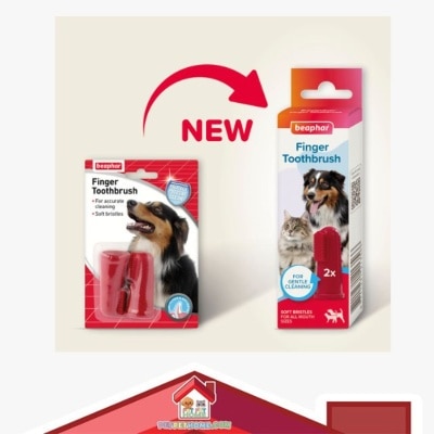 beaphar - Beaphar Finger Toothbrush Dog & Cat x 2pcs