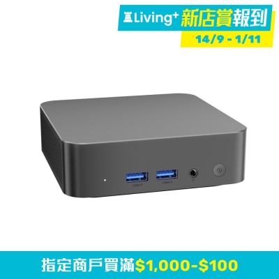 GTBOX GTBOX T9 (N3150) Mini PC (Intel Celeron N3150; 8GB DDR3; 512GB SSD; Windows 10 Pro)(CS GT9SEN3) image