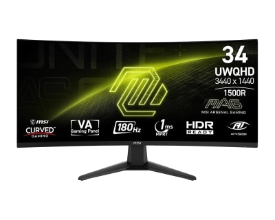MSI 微星 MSI MAG 346CQ 電競螢幕 (34"; 3440 x 1440; 180Hz; VA)(MO-MA346CQ)