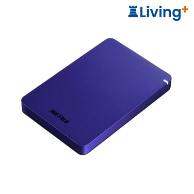 BUFFALO HD PGF1.0U3 BLA 便攜式硬碟 (1TB; USB 3.1 Gen1; 防震)(HD JPGFA1B) image