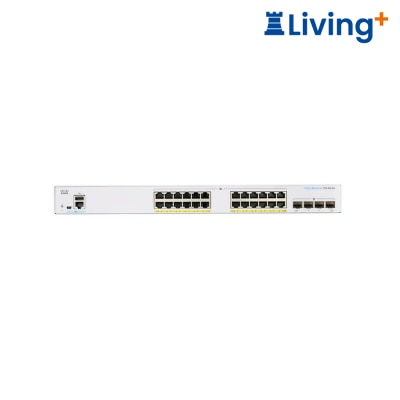 Cisco CBS250 24FP 4G 智能交換器 (24 x 1G; 4 x 1G SFP; PoE+ (370W))(NE 2524A4G) image