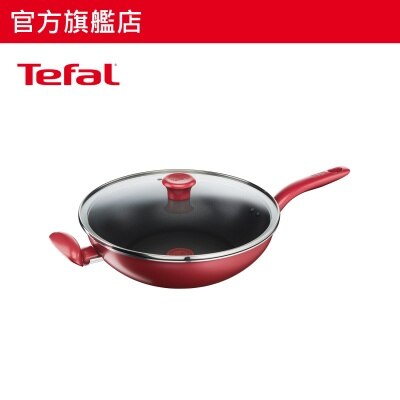 TEFAL 特福 So Chef 32 厘米炒鍋及玻璃鍋蓋
