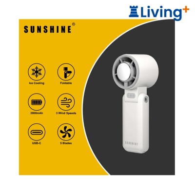 Sunshine 冰感手提風扇 白色 FAN 02 image