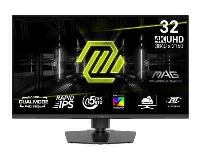 MSI 微星 MSI MAG 322URDF E16 電競螢幕 (32"; 3840 X 2160; 4K 160Hz; FHD 320Hz; Rapid IPS)(MO-MA322UD)