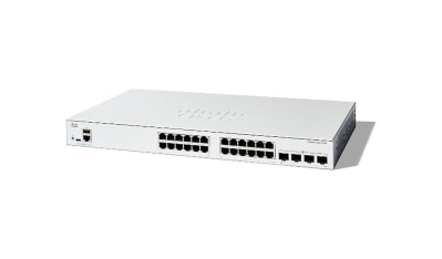 Cisco C1200 24FP 4G 智能交换器 (24 x 1G; 4 x 1G SFP; PoE+ (375W))(NE 1224A4G) image