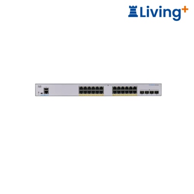 Cisco CBS250 24FP 4X 智能交換器 (24 x 1G; 4 x 10G SFP+; PoE+ (370W))(NE 2524A4X) image