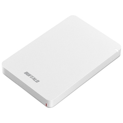 BUFFALO HD-PGF1.0U3-WHA 便攜式硬碟 (1TB; USB 3.1 Gen1; 防震)(HD-JPGFA1W)
