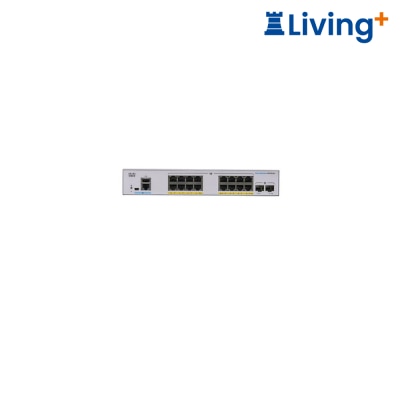 Cisco CBS350 16FP 2G 管理型交换器 (16 x 1G; 2 x 1G SFP; PoE+ (240W))(NE 3516A2G) image