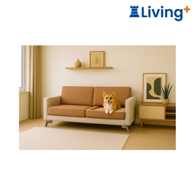 Giormani Pet Exclusive Seat with Stain and Wear Resistant Fabric PETT I 3007AO Pet Sofa image