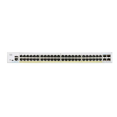Cisco CBS350 48P 4G 管理型交换器 (48 x 1G; 4 x 1G SFP; PoE+ (370W))(NE 3548P4G) image
