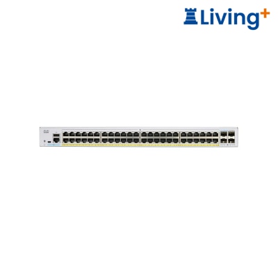 Cisco CBS350 48FP 4X 管理型交換器 (48 x 1G; 4 x 10G SFP+; PoE+ (740W))(NE 3548A4X) image