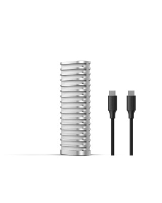 TerraMaster D1 SSD Portable SSD Enclosure (USB C (10Gbps); 1 x PCIe NVMe M.2 2280; NVMe SSD)(HD D1SSD) image
