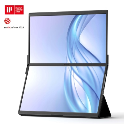 JSAUX FlipGo Pro 15.6" Portable Dual Monitor (1920x1080; IPS; 60Hz)(MO JG156PB) image