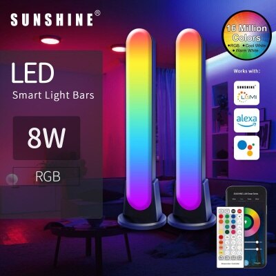 Sunshine LED智能幻彩氣氛燈條(一盒兩件) WiFi+藍芽 RGB彩光 IP44 [BS PC30 56L] image