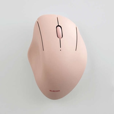 ELECOM M SH10MBSKPN Mouse (SHELLPHA; Wireless; 3 buttons)(ME ESH10BP) image
