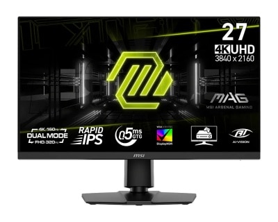 MSI 微星 MSI MAG 272URDF E16 電競螢幕 (27"; 3840 X 2160; FHD 320Hz; 4K 160Hz; Rapid IPS)(MO-MA27UDF)