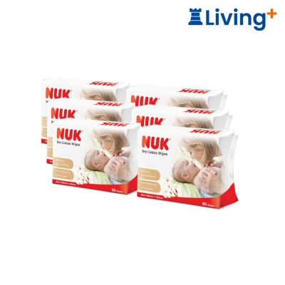 NUK 嬰兒棉柔巾 (80片裝 x 6包) image