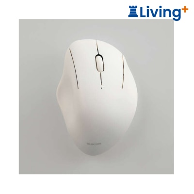 ELECOM M SH11MBSKWH Mouse (SHELLPHA; Wireless; 3 buttons)(ME ESH11BW) image
