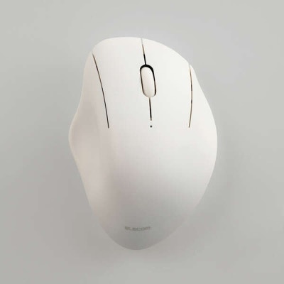 ELECOM M SH11MBSKWH Mouse (SHELLPHA; Wireless; 3 buttons)(ME ESH11BW) image