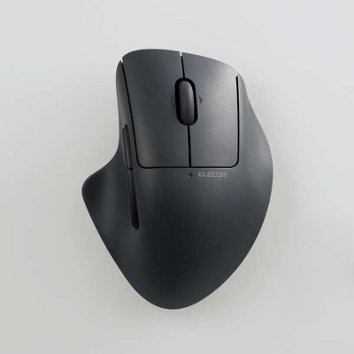 ELECOM M SH30MBSKBK Mouse (SHELLPHA; Wireless; 5 buttons)(ME ESH30BB) image