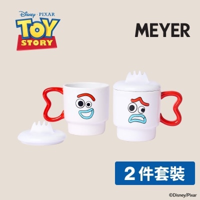 美亞 DISNEY TOY STORY 迪士尼小叉陶瓷杯 2件裝 image
