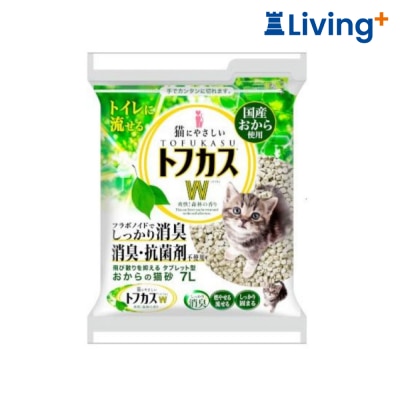 Tofukasu Tofukasu W之爽快 原味 (森林香味) 豆腐渣貓砂7L image
