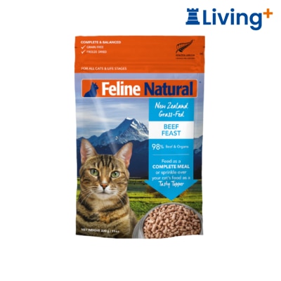 Feline Natural F9 Feline Natural 脱水鲜肉猫粮 – 单一蛋白冻干 牛肉盛宴320g [F9 B320] image