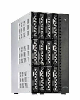TerraMaster T12 500 Pro NAS (12 Bay; Intel Core i7 1255U 10 Core; 16 GB DDR5; 10GbE)(HD T12500P) image