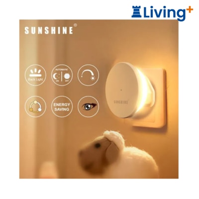Sunshine LED Round backlit Night Light with Light Sensor 30K+40K+65K LNH W image