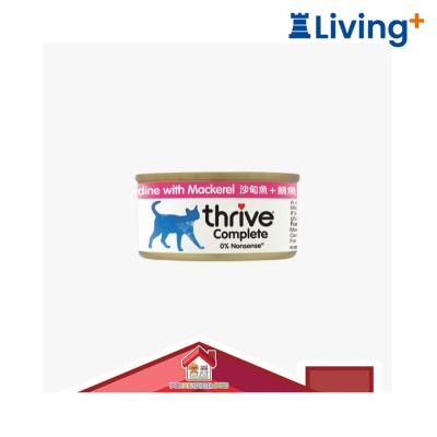 Thrive Thrive Sardine and Mackerel Complete Wet Cat Food 75g image