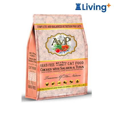 AVP AVP Chicken with Salmon & Tuna Gain Free Cat Dry Food image