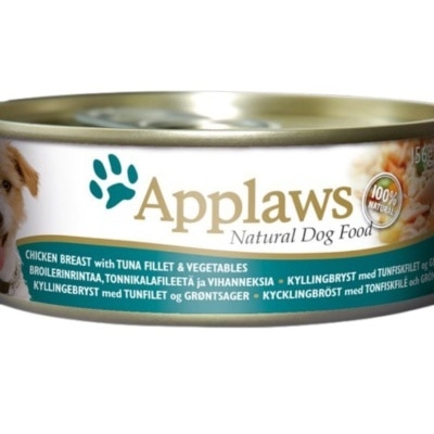 Applaws - [3003] 雞胸+吞拿魚+菜狗罐頭 156g