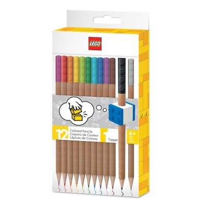 LEGO LEGO® Colored Pencils with Topper 12 Pack