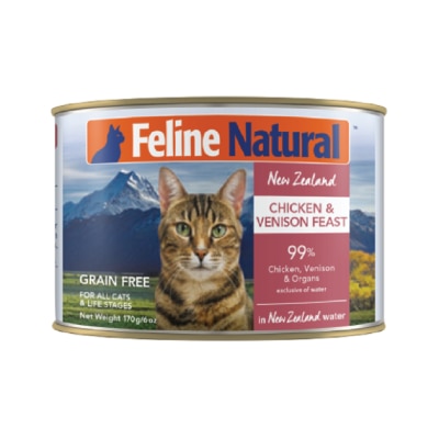 Feline Natural F9 Feline Natural 貓罐頭 - 雞肉及鹿肉