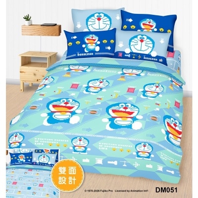 Cherry 高密度純棉卡通系列床品套裝 多啦A夢 image