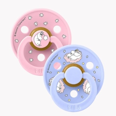 5713795273461 BIBS COLOUR 姆明系列 圓形乳膠玩咀 (甜夢 淺粉) 6 18m 兩件裝 FuTt4jTx thumbnail image