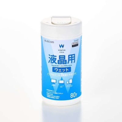 ELECOM WC DP80B LCD Cleaning Wet Wipes (80 sheets; Bottle)(AC EWD80B) image