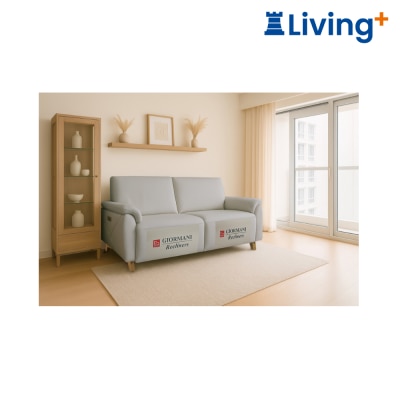 Giormani Flexible Hidden Headrest Design, Instagrammable NITTEL 6198A Leather Recliner Sofa image