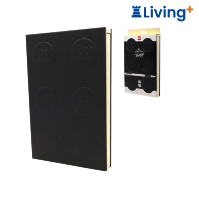 LEGO LEGO® Locking Notebook with Gel Pen Black 2x3 image