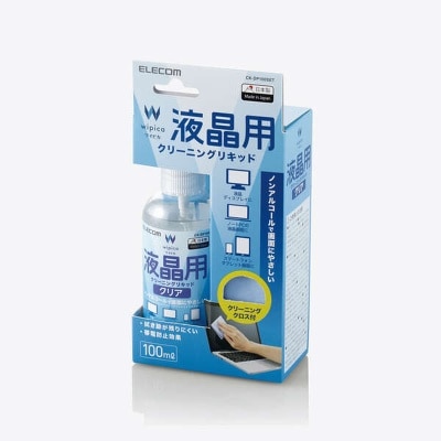 ELECOM CK DP100SET LCD Cleaning Kit (Bottle; 100mL)(AC EKD100S) image