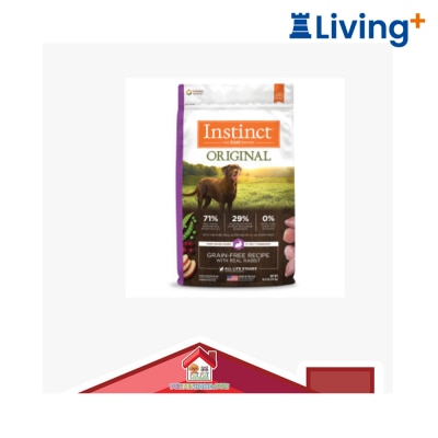 Instinct Instinct Grain Free Original Dog Dry Food All Dog Rabbit 20lbs [658146] image