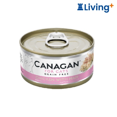 Canagan Canagan [WH75]貓用無穀物雞肉+火腿配方罐頭 75g image