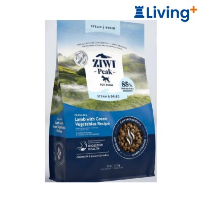 Ziwipeak Ziwipeak Steam & Dried Lamb with Green Vegetables Recipe Dog Food image
