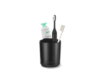 Joseph Joseph Duo Small Toothbrush Caddy Gloss Black image