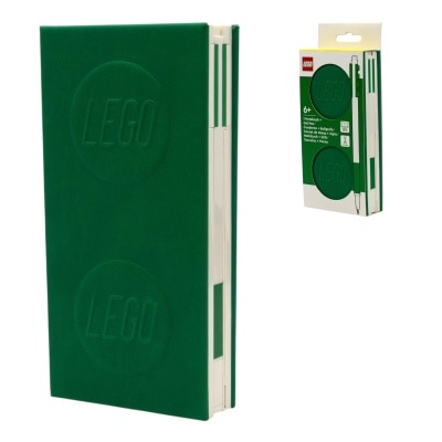 LEGO LEGO® Locking Notebook with Gel Pen Green - 1x2