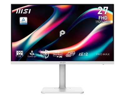MSI 微星 MSI PRO MAX 271PHW E14 電腦螢幕 (27"; 1920 X 1080; 144Hz; IPS)(MO-MPM27PW)